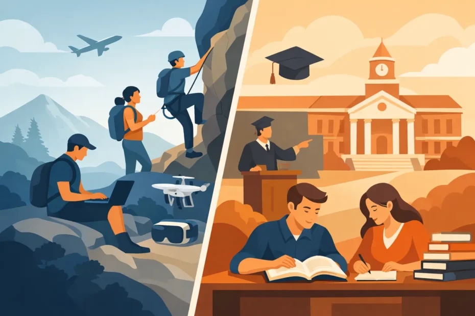 Experiential Degree Versus Traditional University