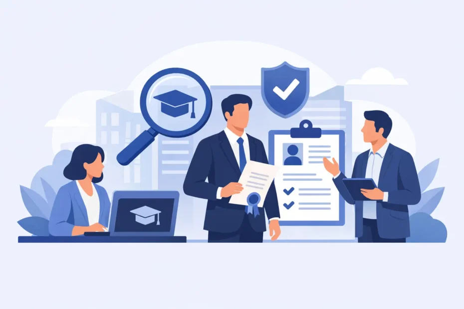 Business Degree Validation Process for Executives