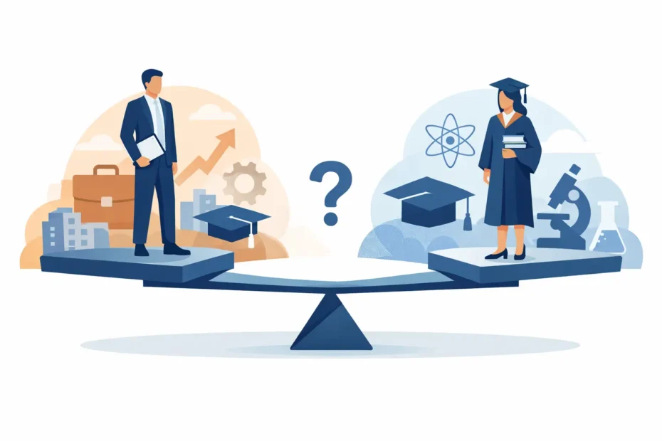 Professional Doctorate Versus PhD: Which Fits?